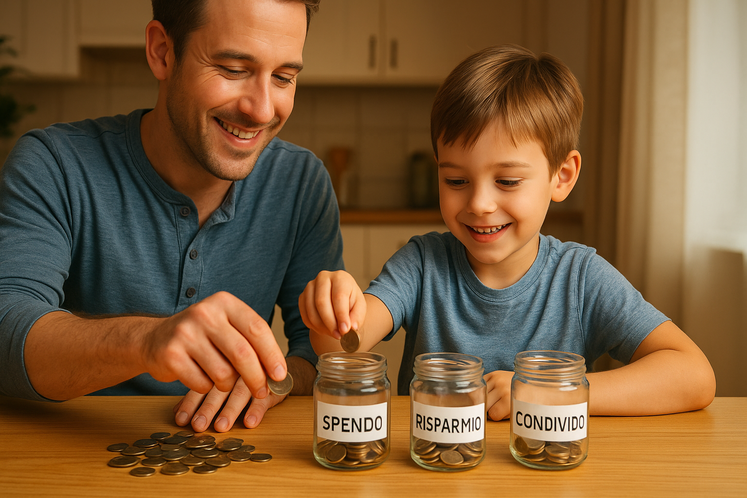 educare i figli al risparmio