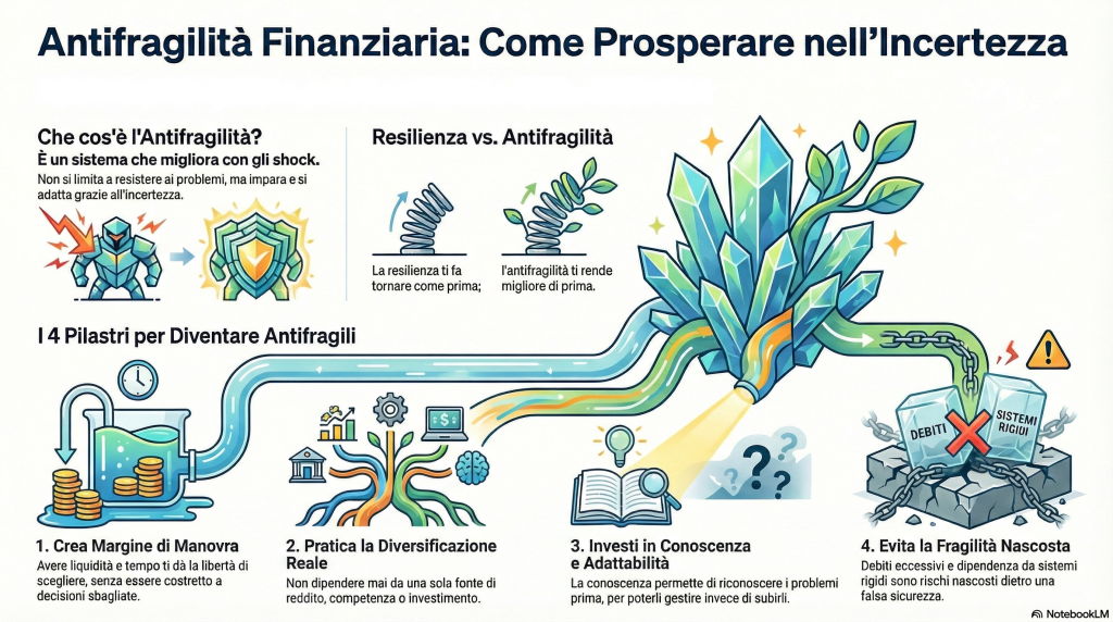 Antifragilità finanziaria personale - infografica
