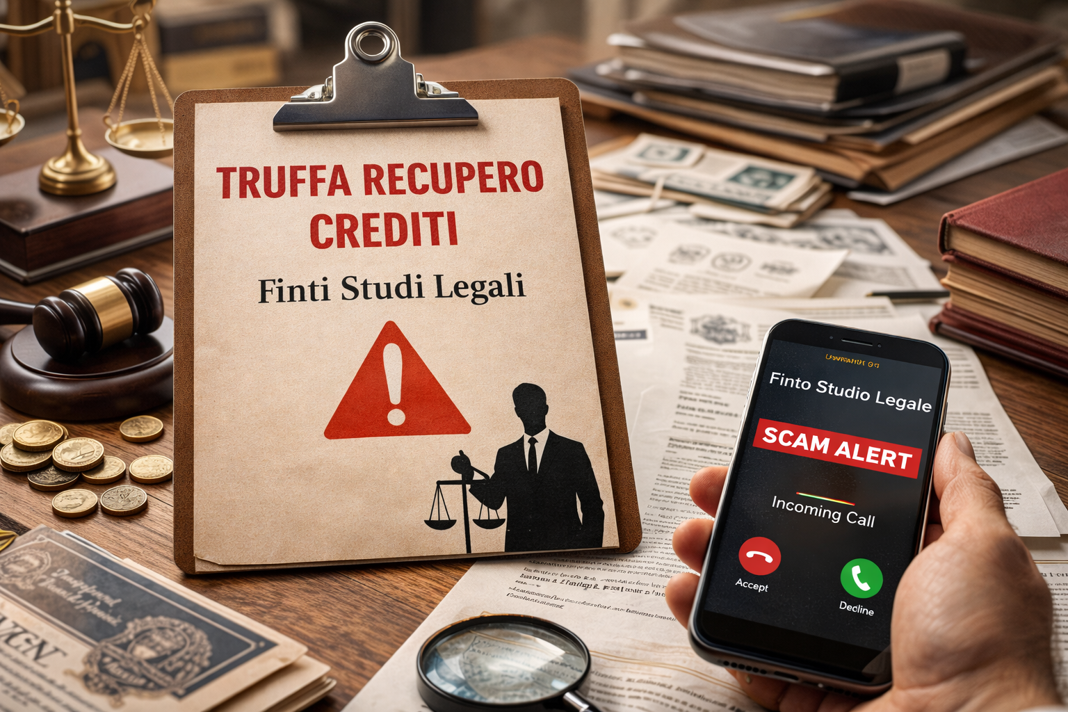 truffa recupero crediti finti studi legali truffa recupero crediti finti studi legali - Avviso di truffa sul recupero crediti con finti studi legali e chiamata sospetta sullo smartphone.